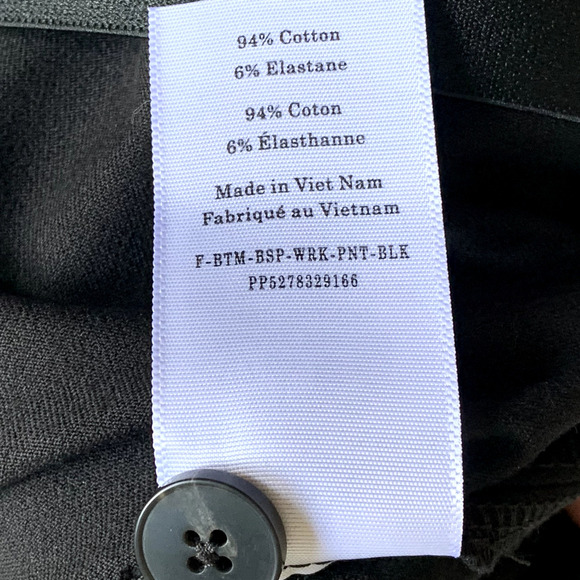 NWT Everlane The Bi-Stretch Work Pant in Black - Picture 9 of 14